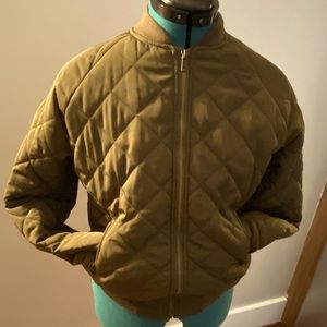 Army Green Quilt Jacket